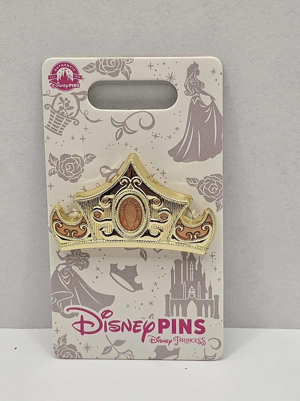 Disney Parks Princess Aurora Tiara Crown Pin